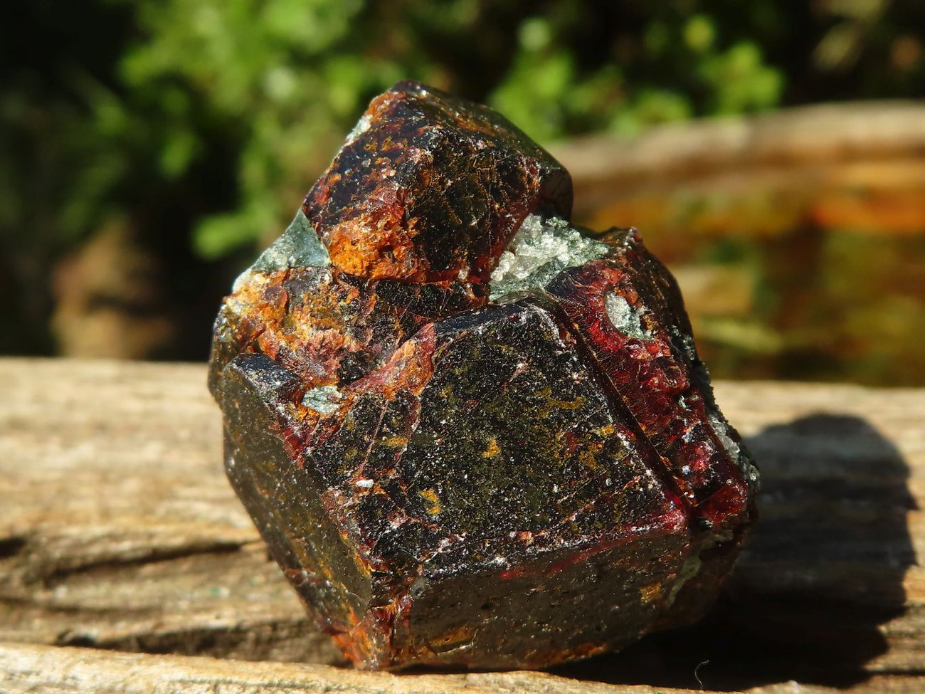 Red Garnet Crystals 2024 with Schorl Tourmaline and Feldspar, Garnet Specimen , Garnet Stone , Mineral Specimen, Raw Gemstone, 47 Grams