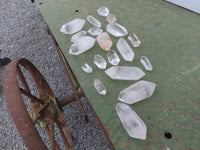 Polished Double Terminated Clear Quartz Points  x 19 From Madagascar - Toprock Gemstones and Minerals 