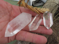 Polished Double Terminated Clear Quartz Points  x 19 From Madagascar - Toprock Gemstones and Minerals 