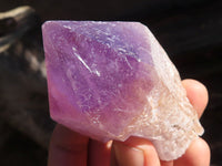 Natural Single Jacaranda Amethyst Crystals  x 12 From Mumbwe, Zambia - Toprock Gemstones and Minerals 