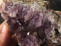 Natural Amethyst & Basalt Geode Specimens  x 4 From Zululand, South Africa - TopRock