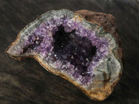 Natural Amethyst & Basalt Geode Specimens  x 4 From Zululand, South Africa - TopRock