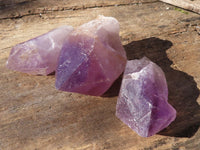 Natural Single Jacaranda Amethyst Crystals  x 12 From Mumbwe, Zambia - Toprock Gemstones and Minerals 