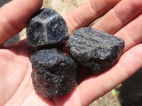 Natural Schorl Black Tourmaline Rough Crystals  x 63 From Zambia - TopRock