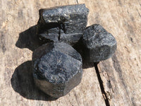 Natural Schorl Black Tourmaline Rough Crystals  x 63 From Zambia - TopRock