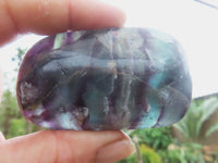 Polished Semi Translucent Watermelon Fluorite Free Forms  x 12 From Uis, Namibia - Toprock Gemstones and Minerals 