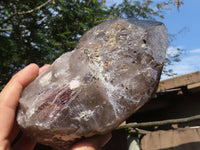 Polished Large Smokey Quartz Crystals  x 2 From Mulanje, Malawi - TopRock