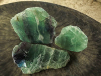 Polished Watermelon Fluorite Standing Slabs  x 3 From Uis, Namibia - TopRock