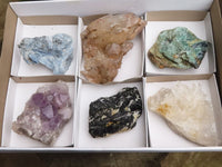 Natural Mixed Selection Of Minerals  x 6 From Southern Africa - TopRock