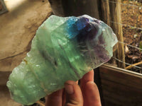 Polished Watermelon Fluorite Standing Slabs  x 3 From Uis, Namibia - TopRock