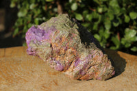 Natural Purple Stichtite With Green Serpentine (Atlantisite) Specimens  x 2 From Barberton, South Africa - TopRock