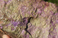 Natural Purple Stichtite With Green Serpentine (Atlantisite) Specimens  x 2 From Barberton, South Africa - TopRock