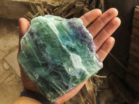 Polished Watermelon Fluorite Standing Slabs  x 3 From Uis, Namibia - TopRock