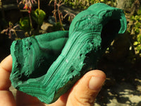 Natural Botryoidal Malachite Specimens  x 4 From Congo