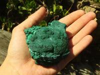 Natural Botryoidal Malachite Specimens  x 4 From Congo