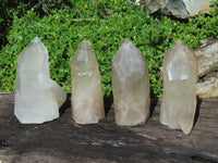 Polished Angolan Arcadian Quartz Crystals x 4 From Angola - TopRock