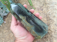 Polished Stromatolite / Kambamba Jasper Points  x 2 From Madagascar - Toprock Gemstones and Minerals 