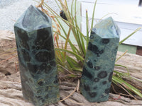 Polished Stromatolite / Kambamba Jasper Points  x 2 From Madagascar - Toprock Gemstones and Minerals 