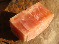 Natural New Sunset Orange Calcite Specimens  x 12 From Spitzkop, Namibia