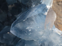 Natural Large Blue Celestite Geode With Gemmy Centred Crystals  x 1 From Sakoany, Madagascar