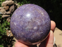 Polished Purple Lepidolite Mica Spheres  x 4 From Madagascar - TopRock