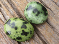 Polished Large Leopard Stone Gallets  x 6 From Zimbabwe - Toprock Gemstones and Minerals 