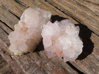 Natural White Spirit Cactus Quartz Clusters  x 12 From Boekenhouthoek, South Africa - Toprock Gemstones and Minerals 