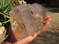 Polished Cascading Smokey Amethyst Quartz Crystal x 1 From Akansobe, Madagascar - TopRock