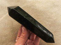 Polished Double Terminated Black Basalt Points  x 3 From Madagascar - TopRock