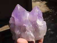 Natural Jacaranda Amethyst Clusters  x 3 From Zambia - Toprock Gemstones and Minerals 