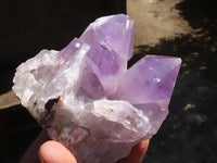 Natural Jacaranda Amethyst Clusters  x 3 From Zambia - Toprock Gemstones and Minerals 