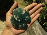 Polished Emerald Mtorolite / Chrome Chrysoprase Plates  x 12 From Zimbabwe - TopRock