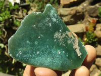 Polished Emerald Mtorolite / Chrome Chrysoprase Plates  x 12 From Zimbabwe - TopRock