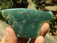 Polished Emerald Mtorolite / Chrome Chrysoprase Plates  x 12 From Zimbabwe - TopRock