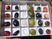 Polished Stunning Mixed Selection Of Palm Stones  x 24 From Madagascar - TopRock