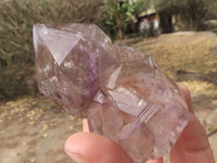 Polished Gorgeous Selection Of Smokey Window Amethyst Quartz Crystals  x 4 From Ankazobe, Madagascar - TopRock