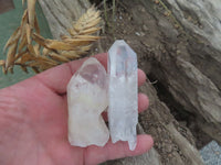 Natural Single Clear Quartz Crystals  x 26 From Mpika, Zambia - Toprock Gemstones and Minerals 