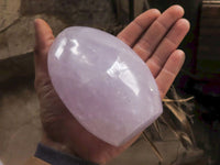 Polished Rare Blue Rose Quartz Standing Free Forms  x 2 From Ambatondrazaka, Madagascar - TopRock