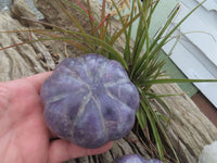 Polished Purple Lepidolite Pumpkin Carvings  x 4 From Zimbabwe - Toprock Gemstones and Minerals 