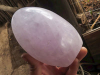 Polished Rare Blue Rose Quartz Standing Free Forms  x 2 From Ambatondrazaka, Madagascar - TopRock