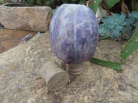 Polished Purple Lepidolite Pumpkin Carvings  x 4 From Zimbabwe - Toprock Gemstones and Minerals 