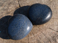 Polished Lazulite Hearts & Sphere x 3 From Madagascar - TopRock