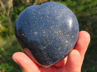 Polished Lazulite Hearts & Sphere x 3 From Madagascar - TopRock