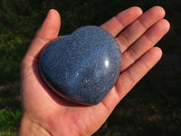 Polished Lazulite Hearts & Sphere x 3 From Madagascar - TopRock