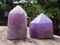 Polished Small Amethyst Points  x 6 From Madagascar - TopRock