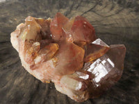 Natural Red Hematoid Phantom Quartz Clusters  x 3 From Karoi, Zimbabwe - TopRock