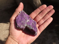 Natural Metallic Purpurite Cobbed Specimens  x 6 From Erongo, Namibia - Toprock Gemstones and Minerals 