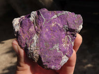 Natural Metallic Purpurite Cobbed Specimens  x 6 From Erongo, Namibia - Toprock Gemstones and Minerals 