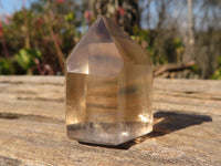 Polished Wispy Phantom Smokey Quartz Points x 20 From Madagascar