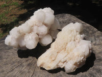 Natural Large Pineapple Candle Quartz Cluster  x 2 From Madagascar - TopRock